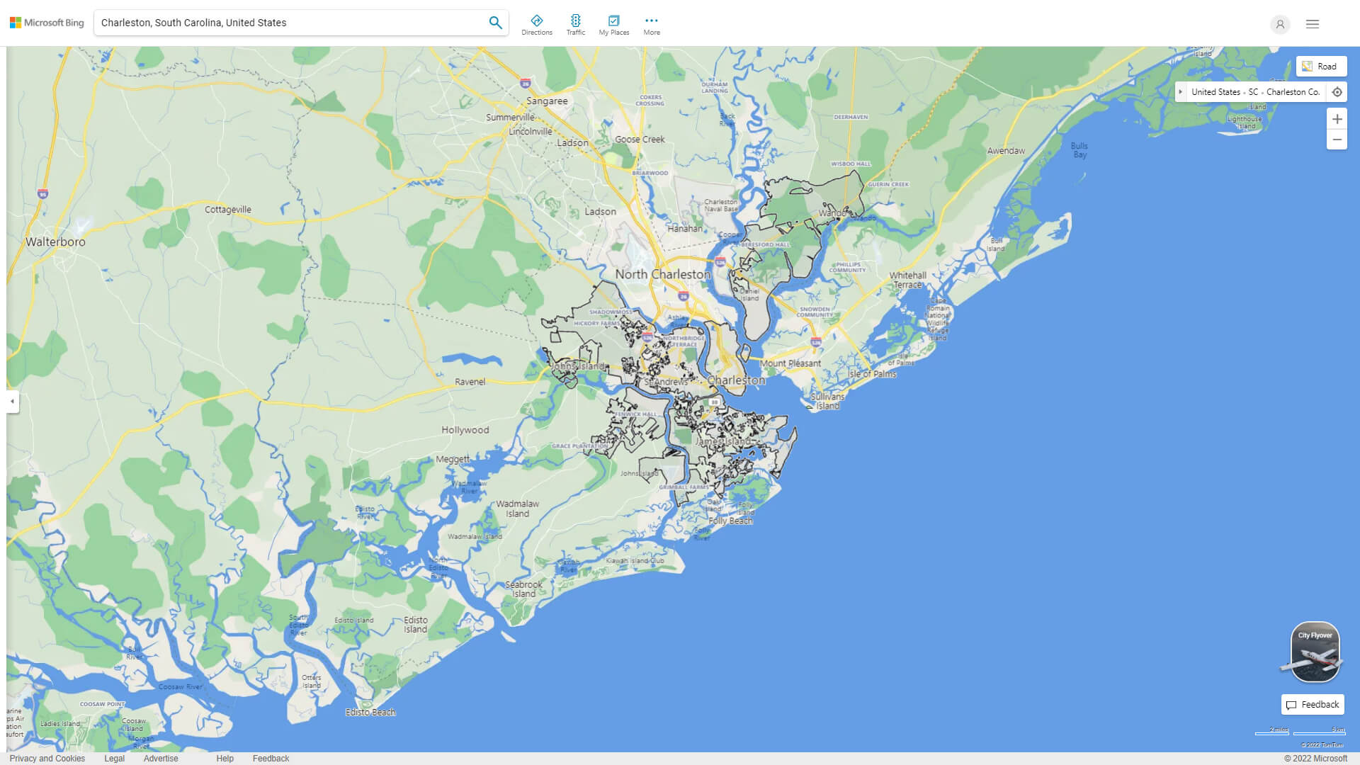 Charleston Detailed Map